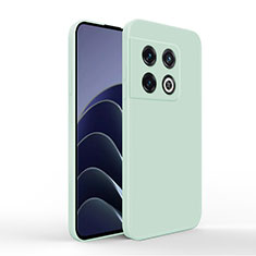 Funda Silicona Ultrafina Goma 360 Grados Carcasa YK3 para OnePlus 10 Pro 5G Menta Verde