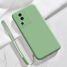 Funda Silicona Ultrafina Goma 360 Grados Carcasa YK3 para Vivo iQOO Neo7 5G Verde