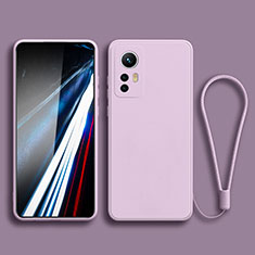 Funda Silicona Ultrafina Goma 360 Grados Carcasa YK3 para Xiaomi Mi 12T 5G Purpura Claro