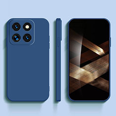 Funda Silicona Ultrafina Goma 360 Grados Carcasa YK3 para Xiaomi Mi 14 5G Azul