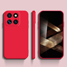 Funda Silicona Ultrafina Goma 360 Grados Carcasa YK3 para Xiaomi Mi 14 5G Rojo