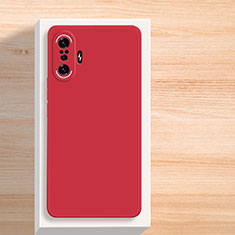 Funda Silicona Ultrafina Goma 360 Grados Carcasa YK3 para Xiaomi Poco F3 GT 5G Rojo