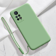 Funda Silicona Ultrafina Goma 360 Grados Carcasa YK3 para Xiaomi Redmi Note 11E Pro 5G Verde