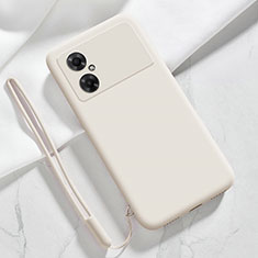 Funda Silicona Ultrafina Goma 360 Grados Carcasa YK3 para Xiaomi Redmi Note 11R 5G Blanco