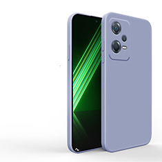 Funda Silicona Ultrafina Goma 360 Grados Carcasa YK3 para Xiaomi Redmi Note 12 Pro+ Plus 5G Gris Lavanda