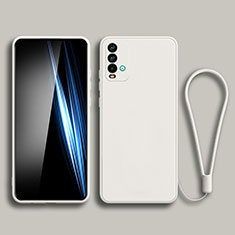 Funda Silicona Ultrafina Goma 360 Grados Carcasa YK3 para Xiaomi Redmi Note 9 4G Blanco
