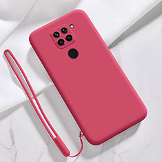 Funda Silicona Ultrafina Goma 360 Grados Carcasa YK3 para Xiaomi Redmi Note 9 Rojo