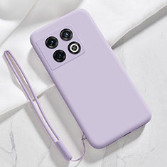 Funda Silicona Ultrafina Goma 360 Grados Carcasa YK4 para OnePlus 10 Pro 5G Purpura Claro