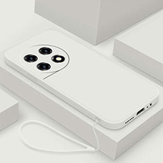 Funda Silicona Ultrafina Goma 360 Grados Carcasa YK4 para OnePlus 11 5G Blanco