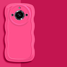 Funda Silicona Ultrafina Goma 360 Grados Carcasa YK4 para Realme 11 Pro 5G Rosa Roja
