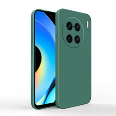 Funda Silicona Ultrafina Goma 360 Grados Carcasa YK4 para Vivo X90 Pro 5G Verde Noche