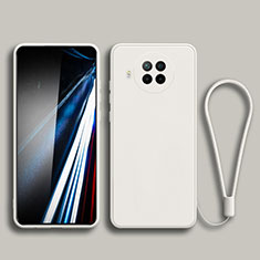 Funda Silicona Ultrafina Goma 360 Grados Carcasa YK4 para Xiaomi Mi 10i 5G Blanco
