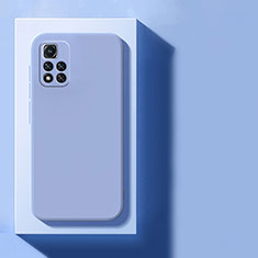Funda Silicona Ultrafina Goma 360 Grados Carcasa YK4 para Xiaomi Mi 11i 5G (2022) Gris Lavanda