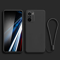 Funda Silicona Ultrafina Goma 360 Grados Carcasa YK4 para Xiaomi Mi 11X 5G Negro
