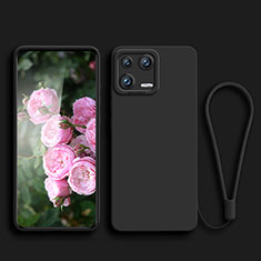 Funda Silicona Ultrafina Goma 360 Grados Carcasa YK4 para Xiaomi Mi 13 5G Negro