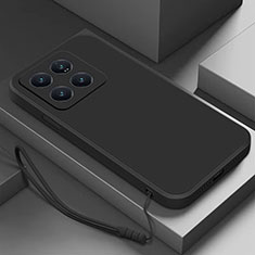 Funda Silicona Ultrafina Goma 360 Grados Carcasa YK4 para Xiaomi Mi 14 5G Negro