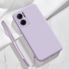 Funda Silicona Ultrafina Goma 360 Grados Carcasa YK4 para Xiaomi Redmi 11 Prime 5G Purpura Claro