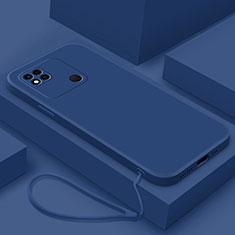 Funda Silicona Ultrafina Goma 360 Grados Carcasa YK4 para Xiaomi Redmi 9 India Azul