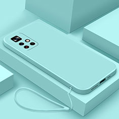 Funda Silicona Ultrafina Goma 360 Grados Carcasa YK4 para Xiaomi Redmi Note 11 5G Cian