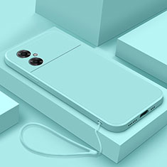 Funda Silicona Ultrafina Goma 360 Grados Carcasa YK4 para Xiaomi Redmi Note 11R 5G Cian