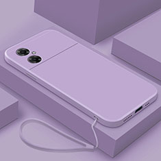 Funda Silicona Ultrafina Goma 360 Grados Carcasa YK4 para Xiaomi Redmi Note 11R 5G Purpura Claro
