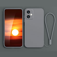 Funda Silicona Ultrafina Goma 360 Grados Carcasa YK4 para Xiaomi Redmi Note 12R Pro 5G Gris