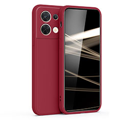 Funda Silicona Ultrafina Goma 360 Grados Carcasa YK4 para Xiaomi Redmi Note 13 Pro 5G Rojo