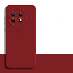 Funda Silicona Ultrafina Goma 360 Grados Carcasa YK5 para OnePlus 11R 5G Rojo