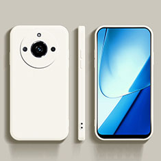 Funda Silicona Ultrafina Goma 360 Grados Carcasa YK5 para Realme 11 Pro+ Plus 5G Blanco