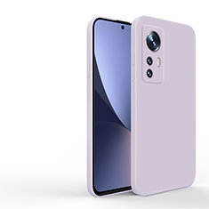 Funda Silicona Ultrafina Goma 360 Grados Carcasa YK5 para Xiaomi Mi 12T 5G Purpura Claro