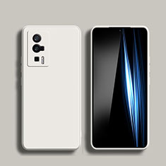 Funda Silicona Ultrafina Goma 360 Grados Carcasa YK5 para Xiaomi Poco F5 Pro 5G Blanco