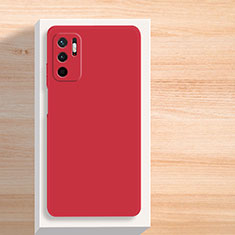 Funda Silicona Ultrafina Goma 360 Grados Carcasa YK5 para Xiaomi POCO M3 Pro 5G Rojo