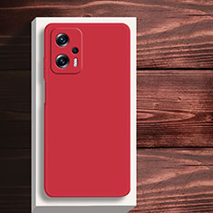 Funda Silicona Ultrafina Goma 360 Grados Carcasa YK5 para Xiaomi Poco X4 GT 5G Rojo