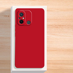 Funda Silicona Ultrafina Goma 360 Grados Carcasa YK5 para Xiaomi Redmi 11A 4G Rojo