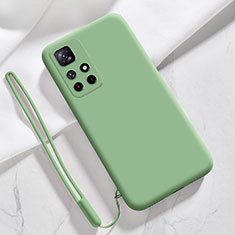 Funda Silicona Ultrafina Goma 360 Grados Carcasa YK5 para Xiaomi Redmi Note 11 5G Verde