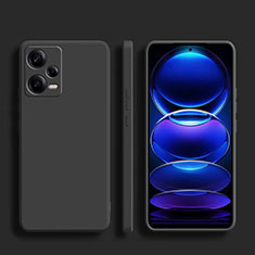 Funda Silicona Ultrafina Goma 360 Grados Carcasa YK5 para Xiaomi Redmi Note 12 Pro 5G Negro