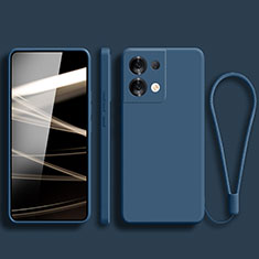 Funda Silicona Ultrafina Goma 360 Grados Carcasa YK5 para Xiaomi Redmi Note 13 5G Azul