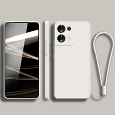 Funda Silicona Ultrafina Goma 360 Grados Carcasa YK5 para Xiaomi Redmi Note 13 5G Blanco