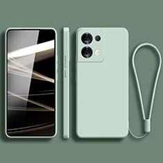 Funda Silicona Ultrafina Goma 360 Grados Carcasa YK5 para Xiaomi Redmi Note 13 5G Menta Verde