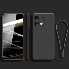 Funda Silicona Ultrafina Goma 360 Grados Carcasa YK5 para Xiaomi Redmi Note 13 5G Negro