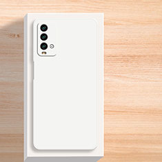 Funda Silicona Ultrafina Goma 360 Grados Carcasa YK5 para Xiaomi Redmi Note 9 4G Blanco