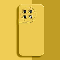 Funda Silicona Ultrafina Goma 360 Grados Carcasa YK6 para OnePlus 11R 5G Amarillo