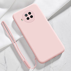 Funda Silicona Ultrafina Goma 360 Grados Carcasa YK6 para Xiaomi Mi 10i 5G Oro Rosa