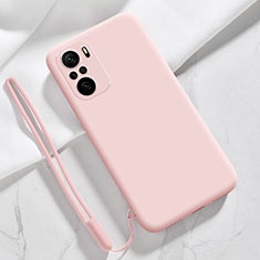 Funda Silicona Ultrafina Goma 360 Grados Carcasa YK6 para Xiaomi Mi 11i 5G Oro Rosa