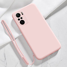 Funda Silicona Ultrafina Goma 360 Grados Carcasa YK6 para Xiaomi Mi 11X 5G Oro Rosa