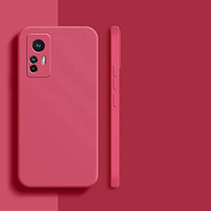 Funda Silicona Ultrafina Goma 360 Grados Carcasa YK6 para Xiaomi Mi 12T 5G Rojo