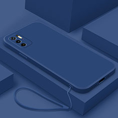 Funda Silicona Ultrafina Goma 360 Grados Carcasa YK6 para Xiaomi Redmi Note 10 5G Azul