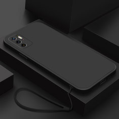 Funda Silicona Ultrafina Goma 360 Grados Carcasa YK6 para Xiaomi Redmi Note 10 5G Negro