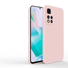 Funda Silicona Ultrafina Goma 360 Grados Carcasa YK6 para Xiaomi Redmi Note 11 Pro+ Plus 5G Rosa