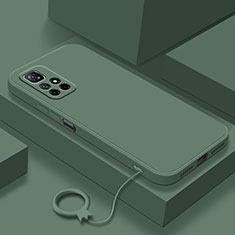 Funda Silicona Ultrafina Goma 360 Grados Carcasa YK6 para Xiaomi Redmi Note 11T 5G Verde